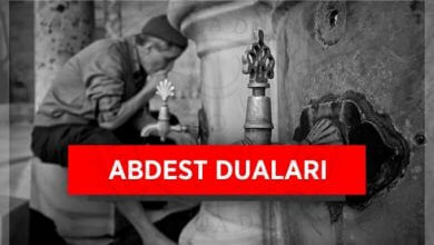 Abdest Azalarını Yıkarken Okunacak Dualar