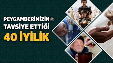 Peygamberimizin Tavsiye Ettiği “ 40 iyilik ”